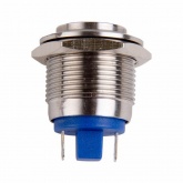 Кнопка антивандальная Rexant d19 250V без фиксации (2с) (ON)-OFF выпуклая