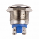 Кнопка антивандальная Rexant d19 250V без фиксации (2с винт) (ON)-OFF сфера