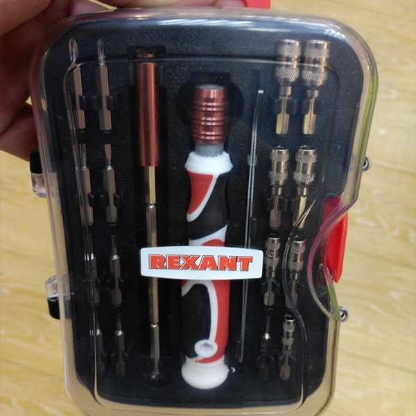 Набор отверток для электроники Рексант из 19 предметов