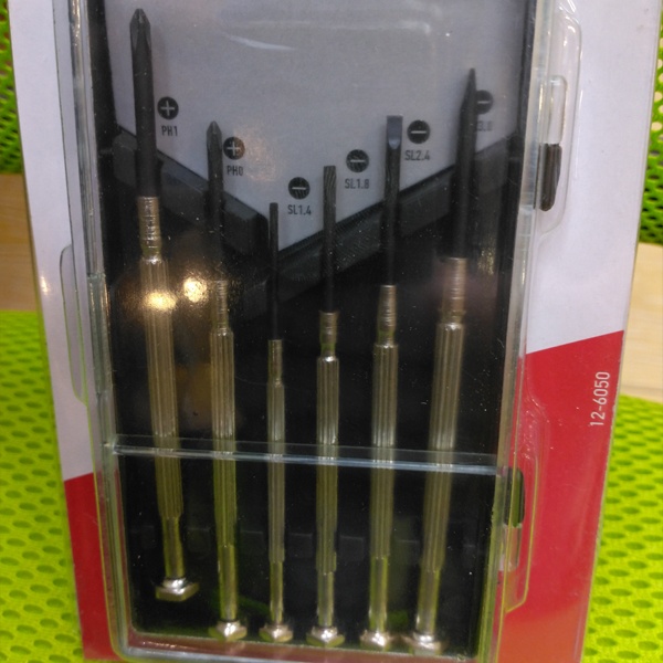 Набор мини отверток (6 предметов) Рексант для ремонта электроники, часов