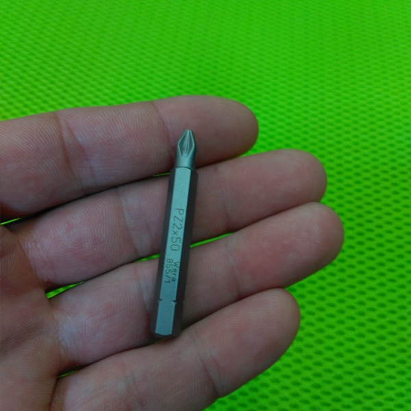 Бита крестообразная вязкой твердости PZ2 x 50 мм, для винтов Pozidriv