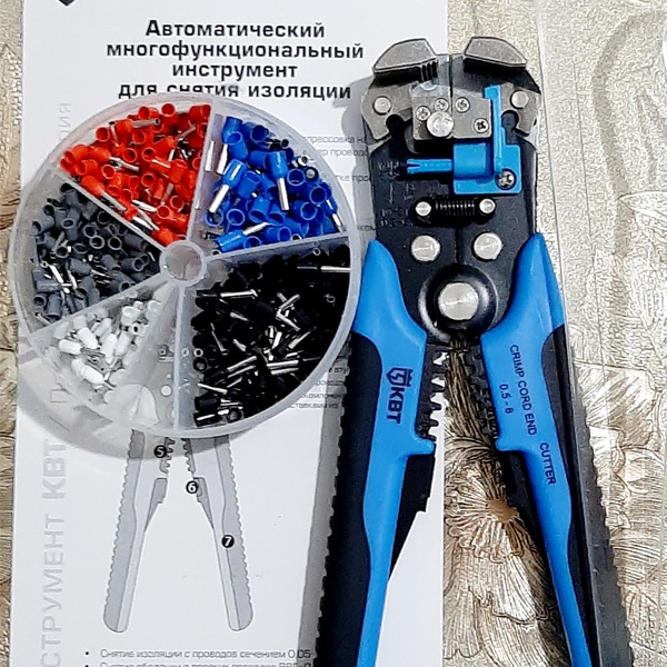 Автоматический многофункциональный стриппер с винтом микронастройки WS-04В КВТ