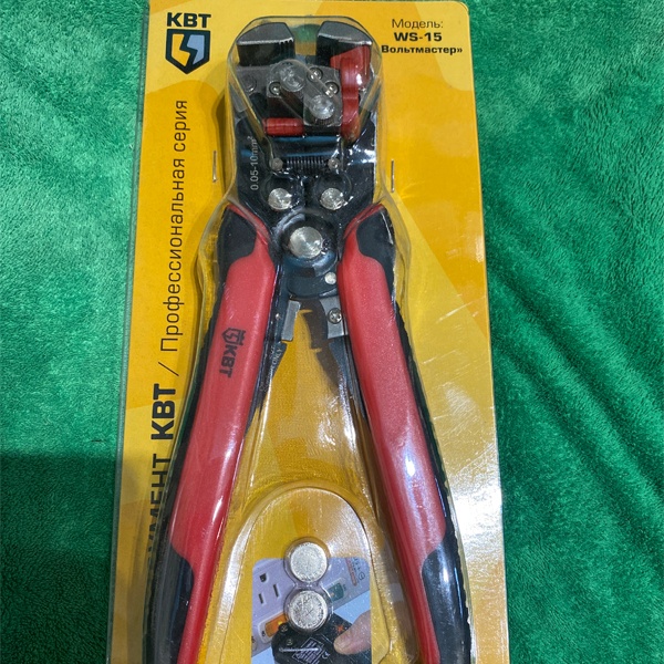 Автоматический многофункциональный стриппер с винтом микронастройки, новая модель с бесконтактным детектором напряжения