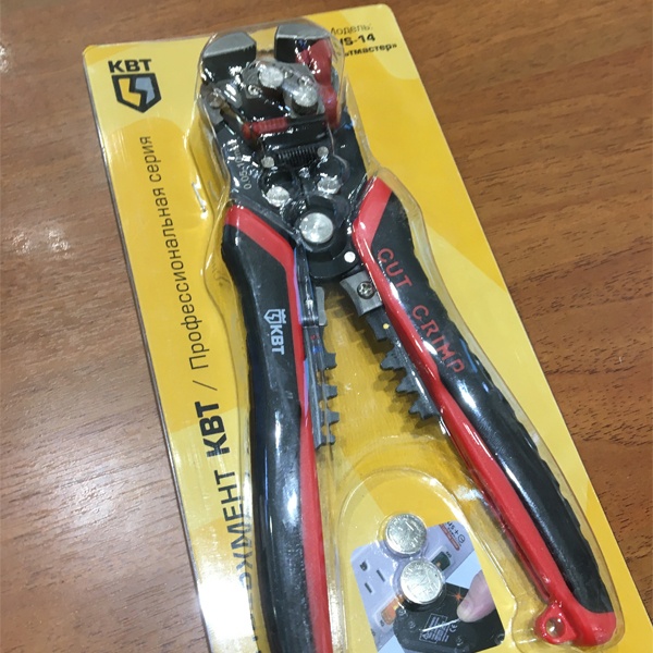 Автоматический многофункциональный стриппер WS-14 с винтом микронастройки, с бесконтактным детектором напряжения