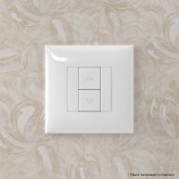 Механизм управления рольставней в стену с фиксацией DKC Avanti, белое облако