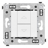 Механизм управления рольставней в стену с фиксацией DKC Avanti, белое облако