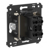 Механизм управления рольставней в стену с фиксацией DKC Avanti, ванильная дымка