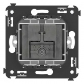 Розетка TV-FM-SAT DKC Avanti в стену, белое облако