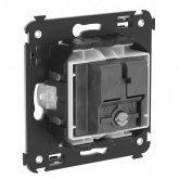 Розетка TV-FM-SAT DKC Avanti в стену, белое облако