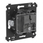 Розетка TV-FM-SAT DKC Avanti в стену, закаленная сталь