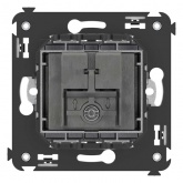 Розетка TV-FM-SAT DKC Avanti в стену, закаленная сталь