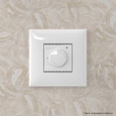 Термостат для теплых полов в стену DKC Avanti, белое облако