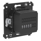 Термостат для теплых полов в стену DKC Avanti, закаленная сталь