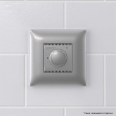 Термостат для теплых полов в стену DKC Avanti, закаленная сталь