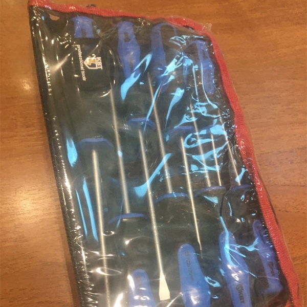 Набор слесарных отверток НО-08 серии МАСТЕР в текстильном кейсе