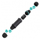 Коннектор кабельный ЭРА NO-224-19 прямой 5 pin IP68