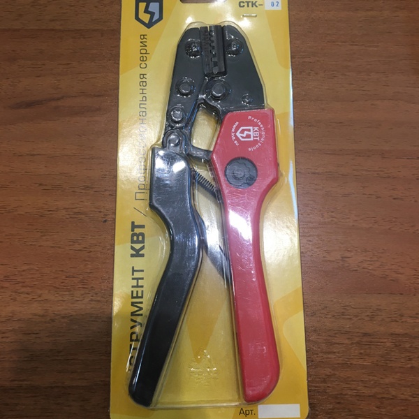 Пресс-клещи (кримперы) механические КВТ для опрессовки наконечников НШВИ, НШВ