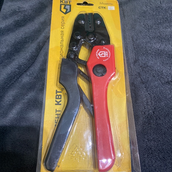Пресс-клещи (кримперы) механические КВТ для опрессовки наконечников НШВИ, НШВ