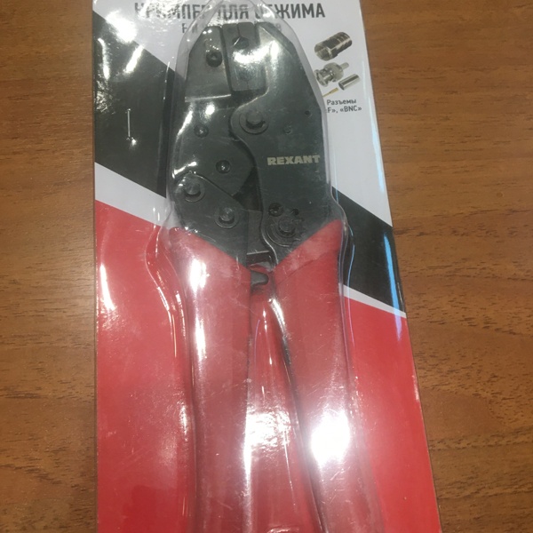 Инструмент для обжима F и BNC разъемов RG-59, RG-58, RG-62