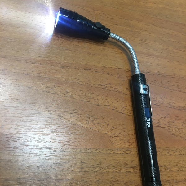 Компактный, светодиодный, телескопический фонарь ЭРА, дальность луча 20 метров