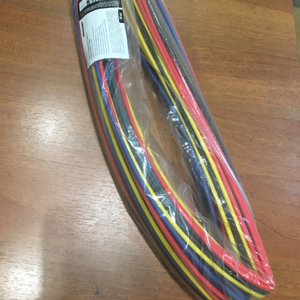 Набор термоусадочной трубки 3,5 / 1,75 мм 1м, пять цветов Рексант