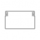 Кабель-канал Rexant с крышкой 80х40 ПВХ белый 2м/шт [упак.12м] (кабельный короб)