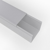 Кабель-канал Rexant с крышкой 25х25 ПВХ белый 2м/шт [упак.32м] (кабельный короб)