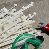 Хомут-стяжка кабельная Rexant нейлоновая 920x9,0 мм белая [упаковка 100шт]