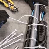 Хомут-стяжка кабельная Rexant нейлоновая 500x7,6 мм белая [упаковка 100шт]