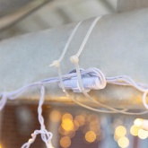 Хомут-стяжка кабельная Rexant нейлоновая 500x4,8 мм белая [упаковка 100шт]