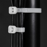 Хомут-стяжка кабельная Rexant нейлоновая 500x4,8 мм белая [упаковка 100шт]