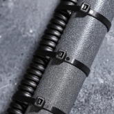 Хомут-стяжка кабельная Rexant нейлоновая 400x4,8 мм черная [упаковка 100шт]