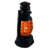 Садовый светильник ЭРА SL-RSN23-LANT-OR на солнечной батарее, полистоун, пластик, оранжевый 21,3см