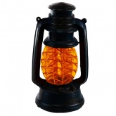 Садовый светильник ЭРА SL-RSN23-LANT-OR на солнечной батарее, полистоун, пластик, оранжевый 21,3см