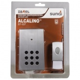 Беспроводной дверной звонок Zamel ALCALINO, радиус 100м,