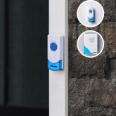 Беспроводной дверной звонок Rexant RX-4 с двумя кнопками IP44