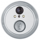 Видеоглазок с функцией звонка Navigator 61552 NDB-V-DC01-1V1-WH питание 3хААА