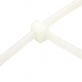 Хомут-стяжка кабельная Rexant нейлоновая 60x2,5 мм белая [упаковка 100шт]