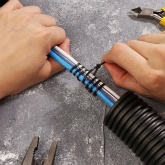 Хомут-стяжка кабельная Rexant нейлоновая 100x2,5 мм черная [упаковка 100шт]