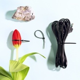 Хомут-стяжка кабельная Rexant нейлоновая 120x2,5 мм черная [упаковка 100шт]