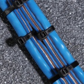 Хомут-стяжка кабельная Rexant нейлоновая 200x3,6 мм черная [упаковка 100шт]