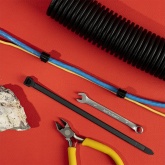 Хомут-стяжка кабельная Rexant нейлоновая 200x7,6 мм черная [упаковка 100шт]