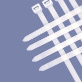 Хомут-стяжка кабельная Rexant нейлоновая 250x7,6 мм белая [упаковка 100шт]