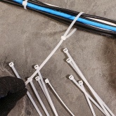 Хомут-стяжка кабельная Rexant нейлоновая 300x3,6 мм белая [упаковка 100шт]