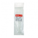 Хомут-стяжка кабельная Rexant нейлоновая 300x3,6 мм белая [упаковка 100шт]