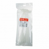 Хомут-стяжка кабельная Rexant нейлоновая 300x7,6 мм белая [упаковка 100шт]