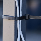 Хомут-стяжка кабельная Rexant нейлоновая 300x7,6 мм черная [упаковка 100шт]