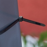 Хомут-стяжка кабельная Rexant нейлоновая 350x7,6 мм черная [упаковка 100шт]