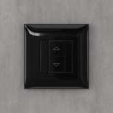 Механизм управления рольставней в стену DKC Avanti, черный квадрат