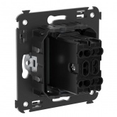 Механизм управления рольставней в стену DKC Avanti, черный квадрат